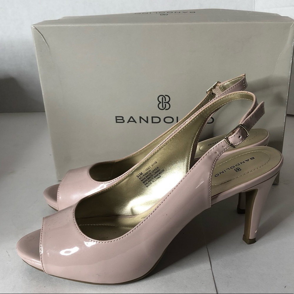 Bandolino high heals size 9 1/2.  Like new peace